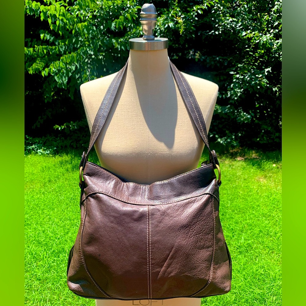 Leather Hobo Crossbody